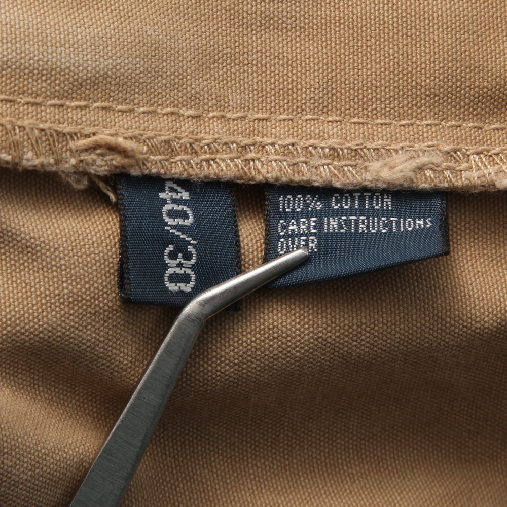 Polo Ralph Lauren Mens 40/30 Distressed Canvas California Miner Pants Leather - Picture 7 of 16